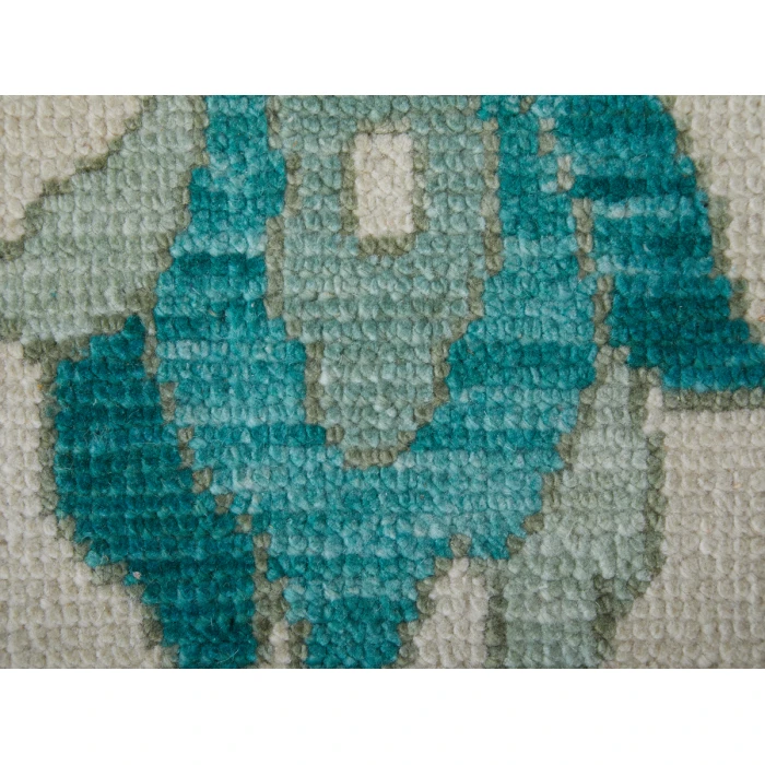 Feizy Karina IVORY/GREEN 90969G7F 12 ft. X 15 ft. Rectangle Rug