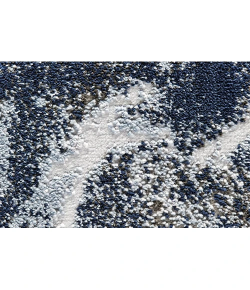 Feizy GASPAR 3833F IN WHITE/GRAY 2' 10" X 8' Runner Area Rug