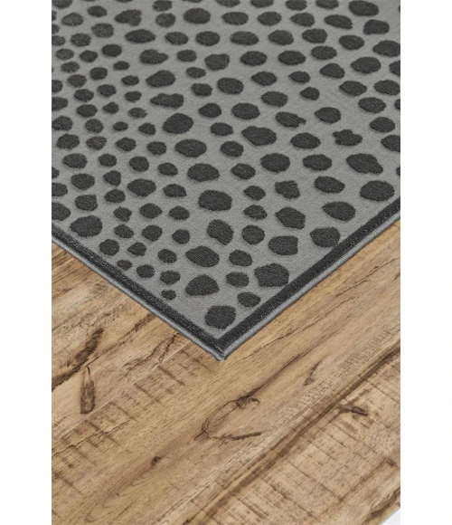 Feizy GASPAR 3835F IN CASTLE/DARK GRAY 1' 8" X 2' 10" Sample Area Rug