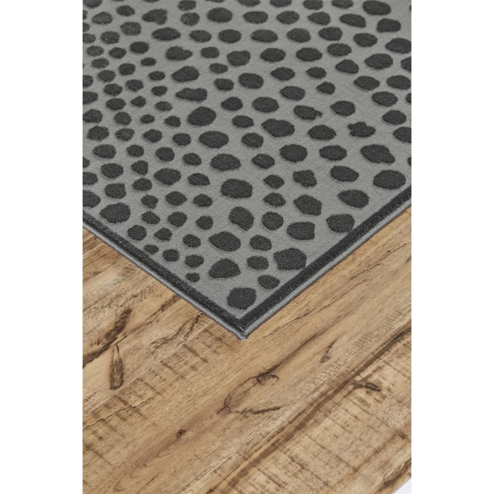 Feizy GASPAR 3835F IN CASTLE/DARK GRAY 2' 10" X 8' Runner Area Rug