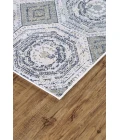 Feizy MARIGOLD 3829F IN WHITE/STERLING 10' 4" X 13' 6" Area Rug