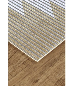 Feizy Marigold 3830F GRAY/GOLD Area Rug 10 ft. 4 X 13 ft. 6 Rectangle