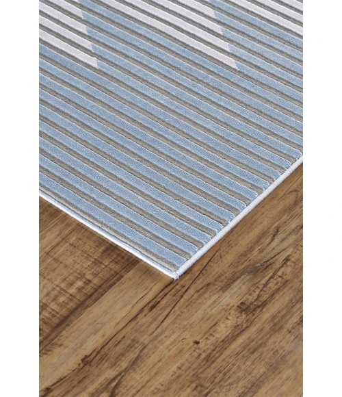 Feizy MARIGOLD 3830F IN GRAY/LIGHT BLUE 10' 4" X 13' 6" Area Rug