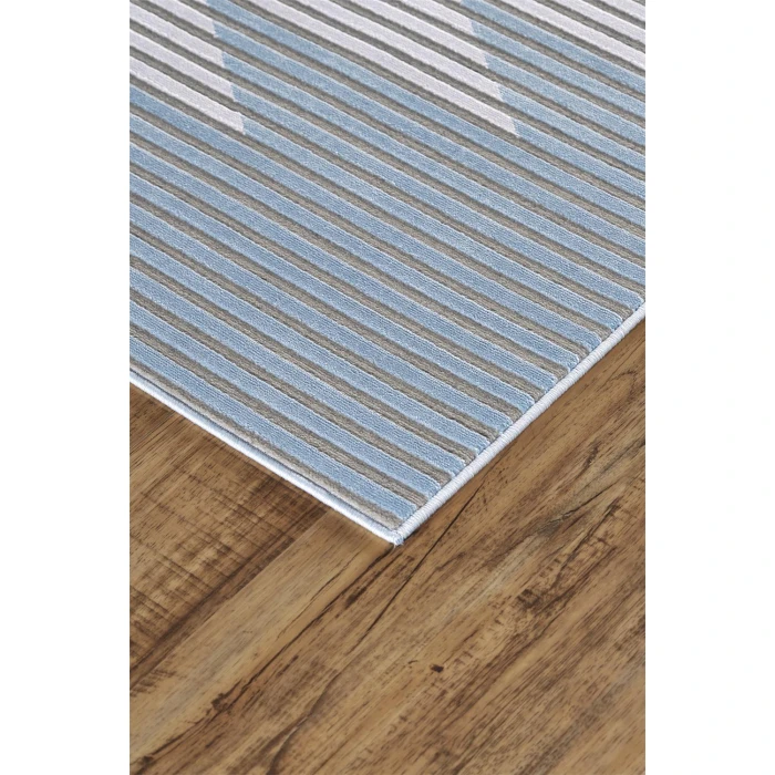 Feizy MARIGOLD 3830F IN GRAY/LIGHT BLUE 10' 4" X 13' 6" Area Rug