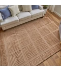 Feizy Channels SPICE 2877277F 7 ft. 9 in. X 9 ft. 9 in. Rectangle Rug