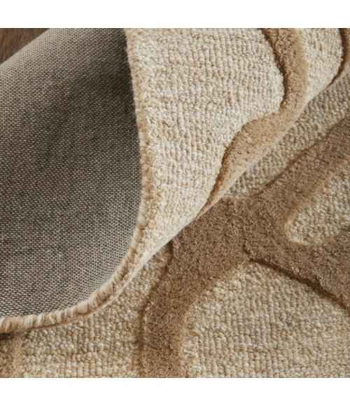 Feizy Kimball Ivory/Brown/Tan KIM8A32F 9ft. x 12ft. Rect. Rug