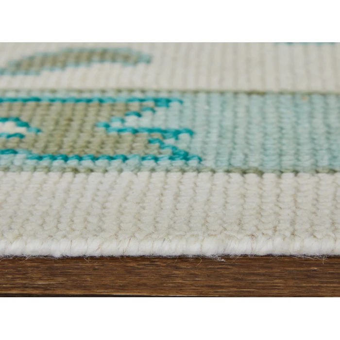 Feizy Karina IVORY/GREEN 90969G7F 12 ft. X 15 ft. Rectangle Rug
