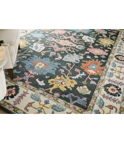 Feizy Springfield Gray/Ivory/Blue SPF8A47F 2ft. x 3ft. Accent Rug Rug