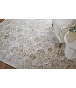 Feizy Cadiz Ivory/Gray/Gold 86639SZF 7ft.9in. x 11ft. Rect. Rug