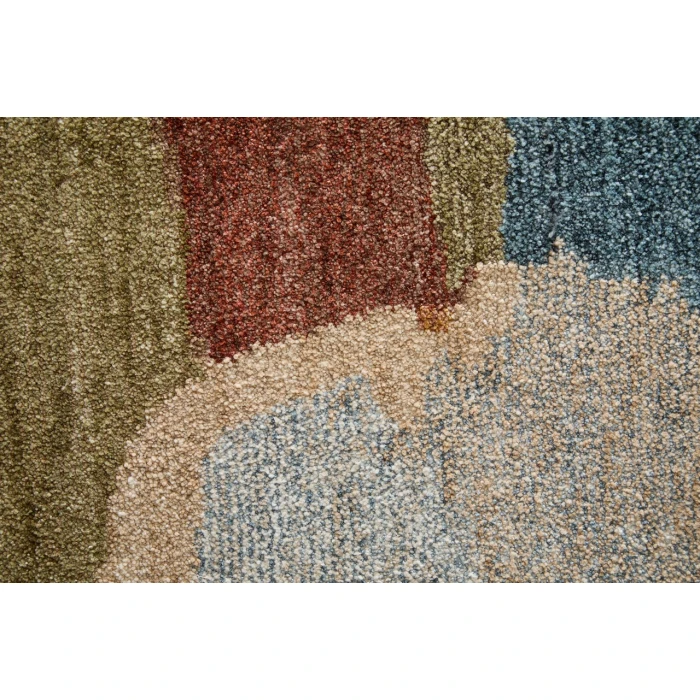 Feizy Pearson Blue/Ivory/Orange PRS39SDF 2ft. x 3ft. Accent Rug Rug