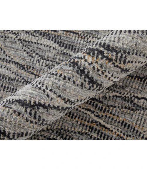 Feizy Sonora GRAY/CHARCOAL SNR39NXF 2 ft. 6 in. X 7 ft. 3 in. Rectangle Rug
