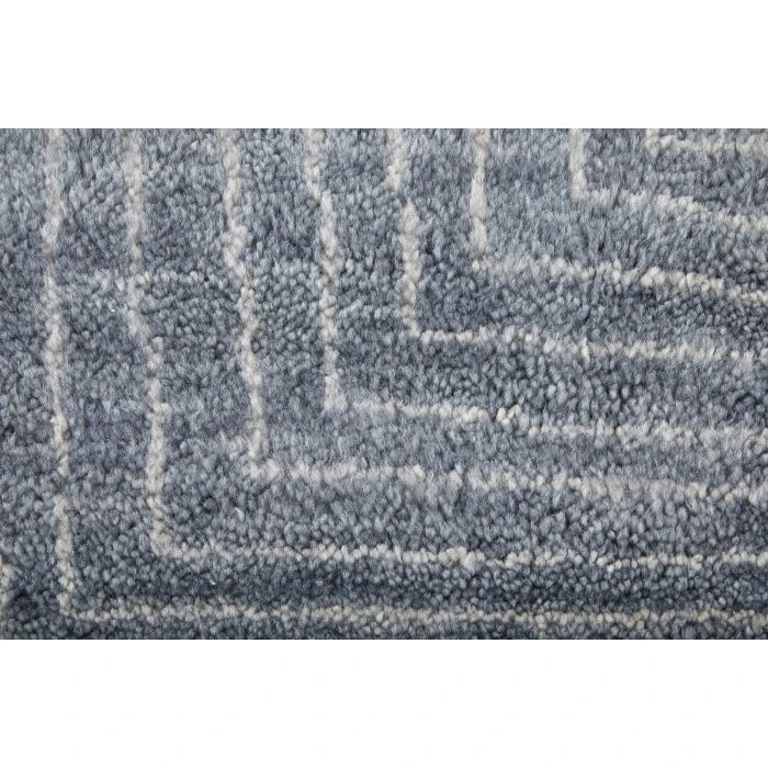 Feizy Agape Gray/Ivory AGP69H9F 7 ft. 9 in. X 9 ft. 9 in. Rect. Rug