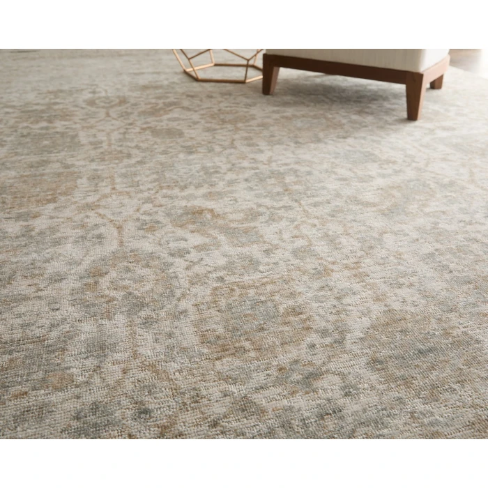 Feizy Loralai Ivory/Tan/Green LRL8A64F 10ft. x 14ft. Rect. Rug