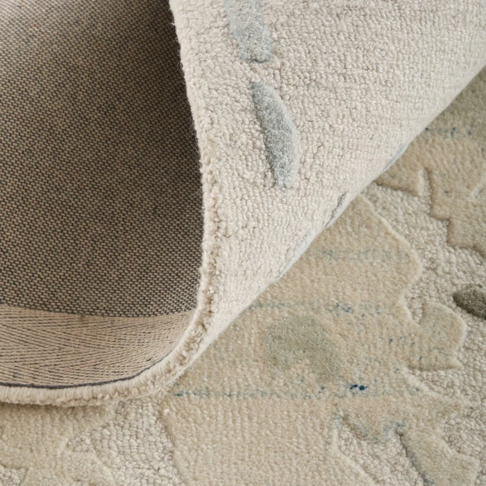 Feizy Kendall Ivory/Blue/Gray KDL8A62F 9 ft. X 12 ft. Rect. Rug
