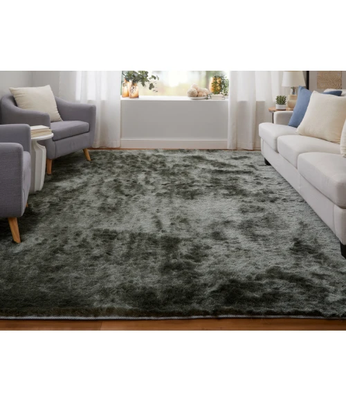 Feizy Indochine GREEN 4944550F 7 ft. 6 in. X 9 ft. 6 in. Rectangle Rug