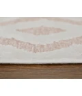 Feizy Saphir Mira BLUSH/WHITE 6803490F 9 ft. 8 in. X 12 ft. 7 in. Rectangle Rug
