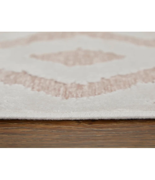 Feizy Saphir Mira BLUSH/WHITE 6803490F 9 ft. 8 in. X 12 ft. 7 in. Rectangle Rug