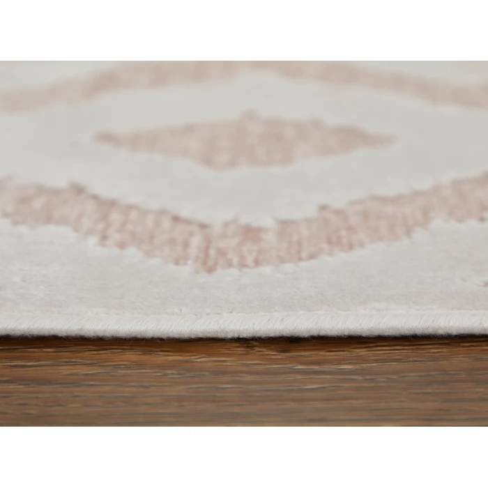 Feizy Saphir Mira BLUSH/WHITE 6803490F 9 ft. 8 in. X 12 ft. 7 in. Rectangle Rug