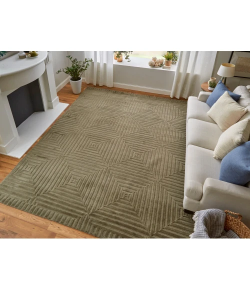 Feizy Channels JADE 2877276F 7 ft. 9 in. X 9 ft. 9 in. Rectangle Rug