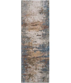 Feizy Pearson Blue/Ivory/Brown PRS39SCF 2ft.6in. x 7ft.3in. Rect. Rug