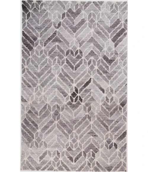Feizy ASHER 8769F IN GRAY/NATURAL 8' x 8' Round Area Rug