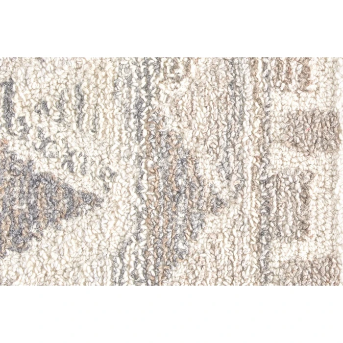Feizy ASHER 8770F IN BROWN/NATURAL 8' x 8' Round Area Rug