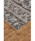 Feizy KANO 3871F IN CHARCOAL/IVORY 2' 7" x 8' Runner Area Rug