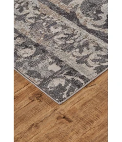 Feizy Kano 3871F CHARCOAL/IVORY Area Rug 2 ft. 7 X 8 ft. Rectangle