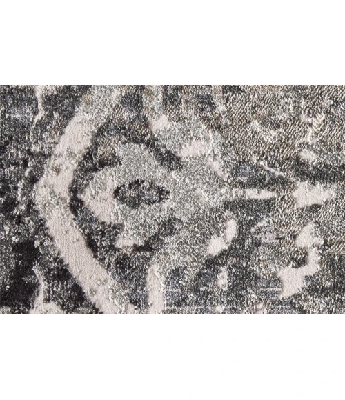 Feizy KANO 3871F IN CHARCOAL/IVORY 2' 7" x 8' Runner Area Rug