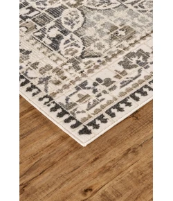Feizy Kano 3874F GRAY/IVORY Area Rug 2 ft. 2 X 3 ft. Rectangle