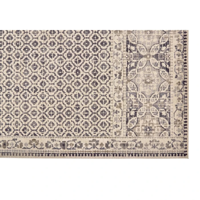 Feizy KANO 3874F IN GRAY/IVORY 2' 2" X 3' Area Rug
