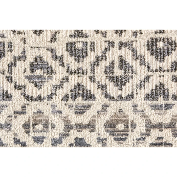 Feizy KANO 3874F IN GRAY/IVORY 2' 2" X 3' Area Rug
