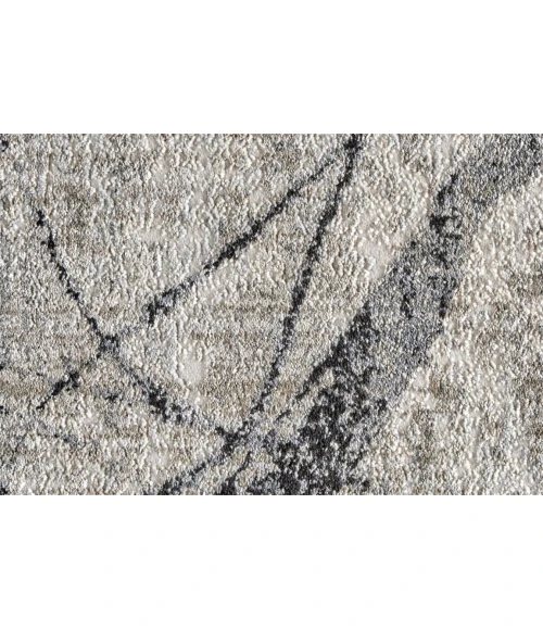 Feizy KANO 3877F IN CHARCOAL/GRAY 5' 3" X 7' 6" Area Rug
