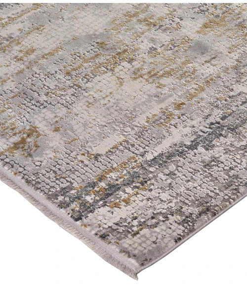 Feizy CADIZ 3887F IN IVORY/GRAY 2' 2" X 3' 2" Sample Area Rug