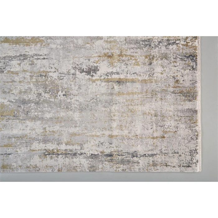 Feizy CADIZ 3887F IN IVORY/GRAY 3' 1" X 5' Area Rug