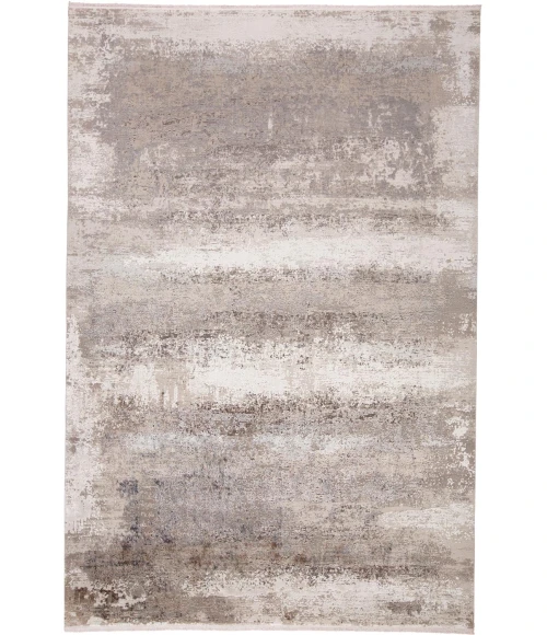 Feizy CADIZ 3888F IN LIGHT GRAY 4' 10" X 7' 10" Area Rug