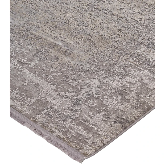 Feizy CADIZ 3888F IN LIGHT GRAY 7' 9" X 11' Area Rug