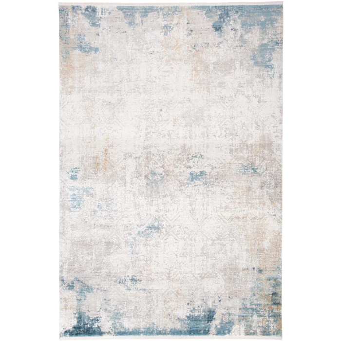 Feizy CADIZ 3889F IN IVORY/BLUE 7' 9" X 11' Area Rug