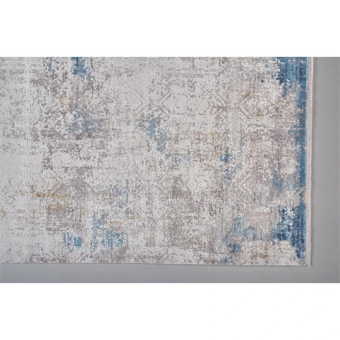 Feizy CADIZ 3889F IN IVORY/BLUE 7' 9" X 11' Area Rug