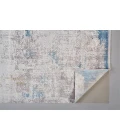 Feizy CADIZ 3889F IN IVORY/BLUE 2' 2" X 3' 2" Sample Area Rug