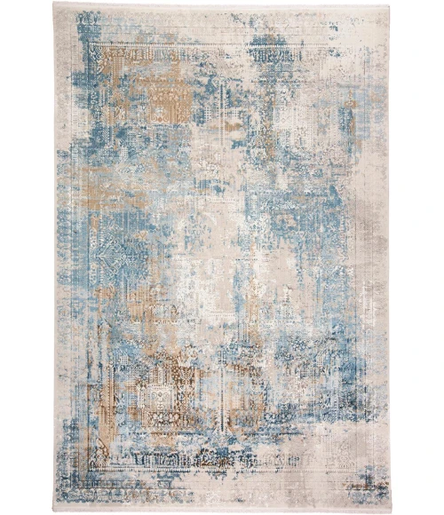 Feizy CADIZ 3890F IN BLUE/GRAY 3' 1" X 5' Area Rug