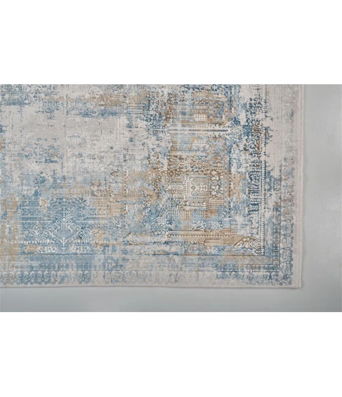 Feizy CADIZ 3890F IN BLUE/GRAY 3' 1" X 5' Area Rug