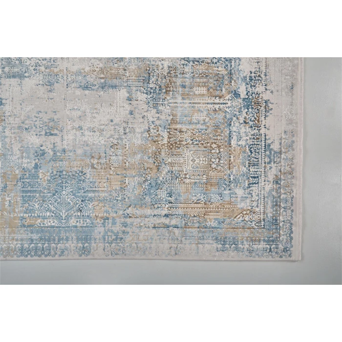 Feizy CADIZ 3890F IN BLUE/GRAY 4' 10" X 7' 10" Area Rug
