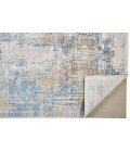 Feizy CADIZ 3890F IN BLUE/GRAY 3' 1" X 5' Area Rug