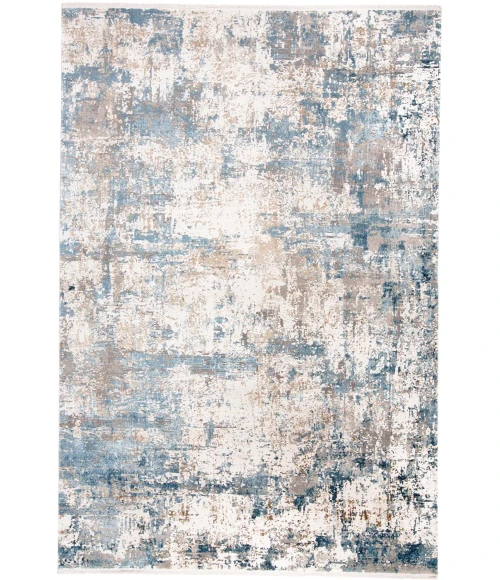 Feizy CADIZ 3891F IN BLUE/IVORY 2' 2" X 3' 2" Sample Area Rug