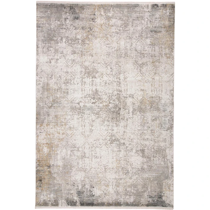 Feizy CADIZ 3892F IN LIGHT GRAY/IVORY 7' 9" X 11' Area Rug