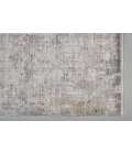 Feizy CADIZ 3892F IN LIGHT GRAY/IVORY 2' 2" X 3' 2" Sample Area Rug