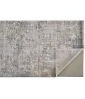 Feizy CADIZ 3892F IN LIGHT GRAY/IVORY 2' 2" X 3' 2" Sample Area Rug
