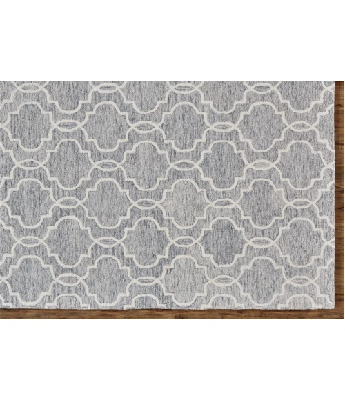 Feizy BELFORT 8775F IN GRAY/IVORY 2' x 3' Sample Area Rug