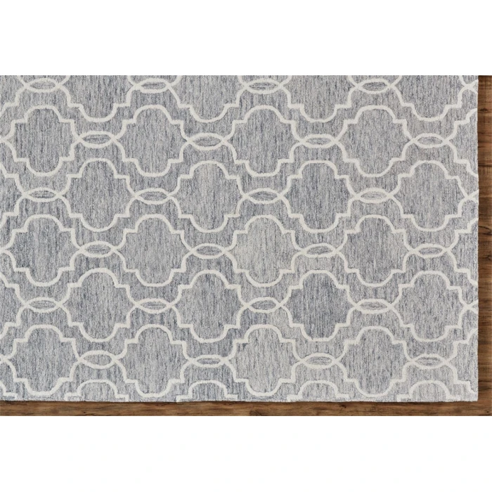 Feizy BELFORT 8775F IN GRAY/IVORY 2' x 3' Sample Area Rug